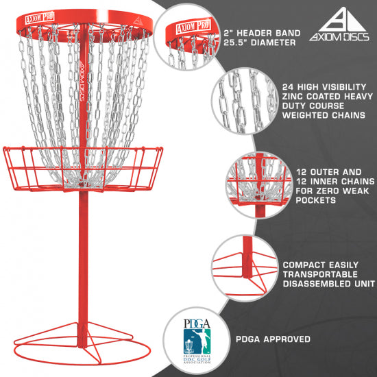 Axiom Discs Axiom Pro 24-Chain Disc Golf Basket