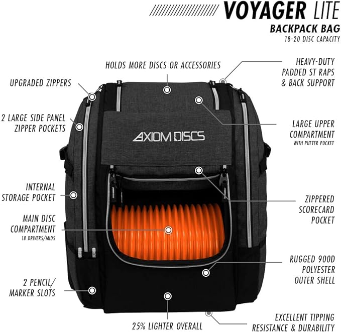 Axiom Voyager Lite Backpack Disc Golf Bag